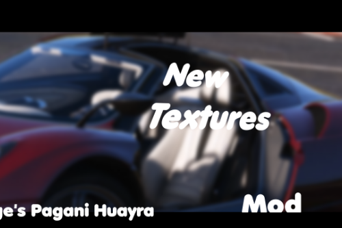 New Textures for Aige's Huayra